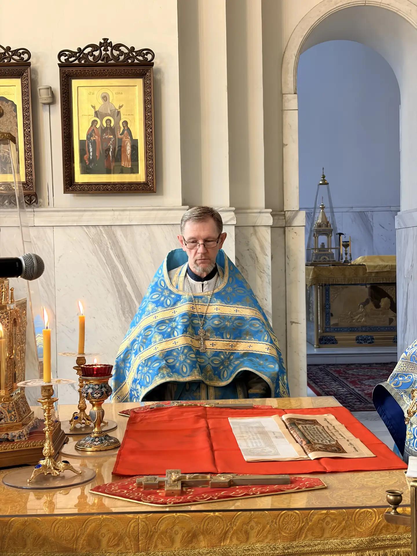 В день памяти священномученика Питирима настоятель Преображенского кафедрального собора принял поздравления с днём тезоименитства